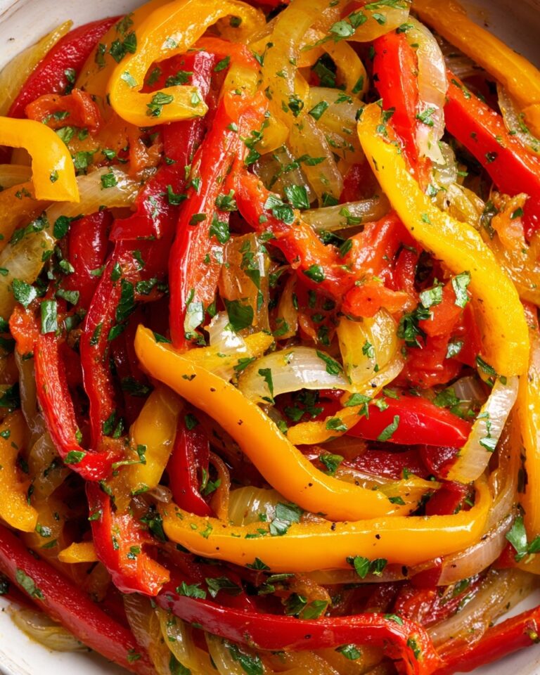 Traditional Italian Peperonata Stew Recipe