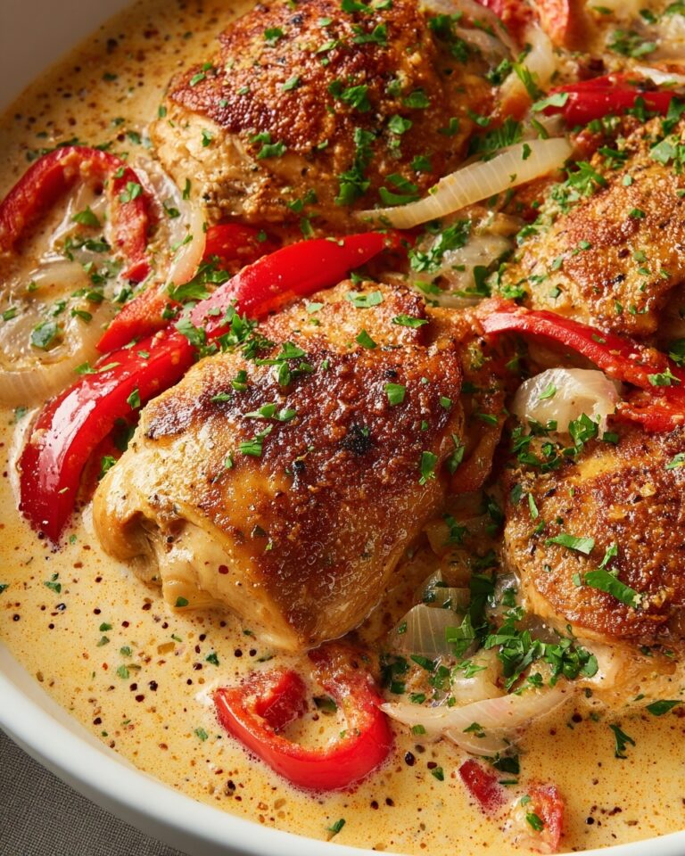Turkish Chicken with Creamy White Sauce Recipe