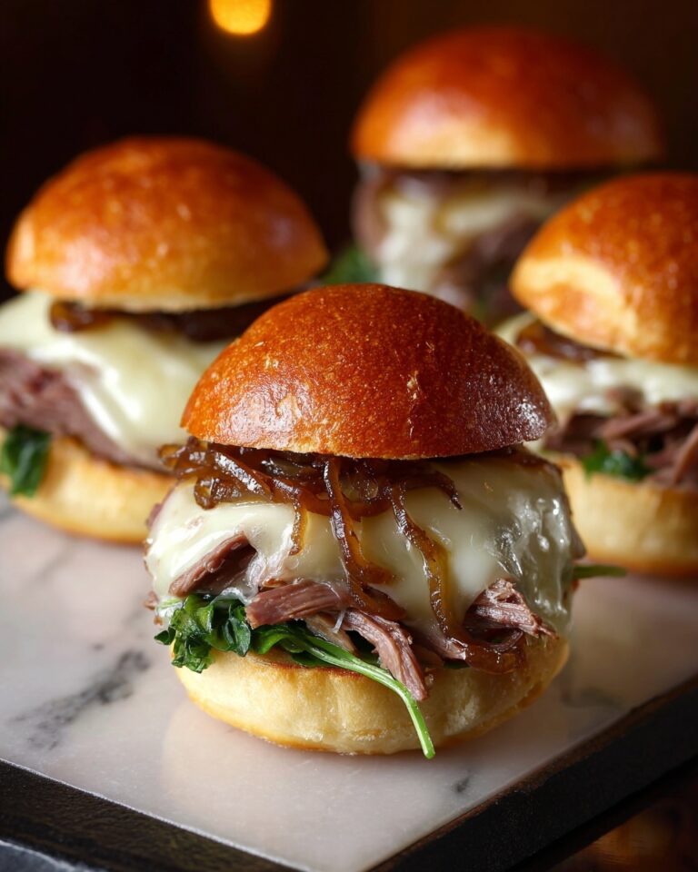 Philly Cheesesteak Sliders Recipe