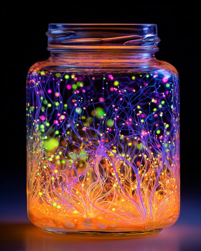 Glow-in-the-Dark Fireworks in a Jar: Create Magical Fun! Recipe
