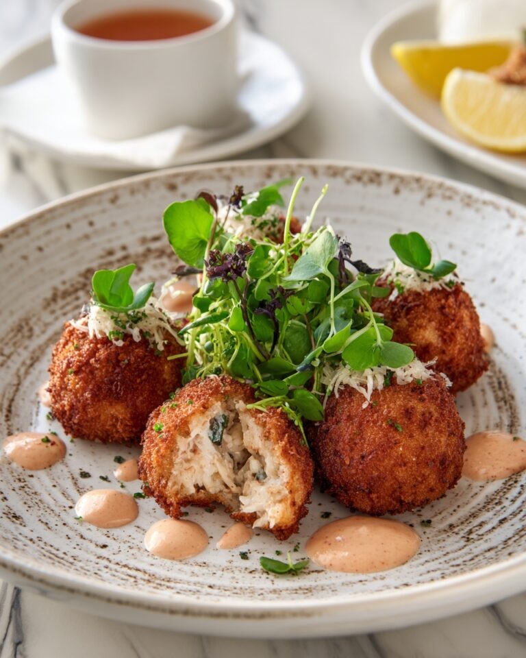 Crab Beignets with Remoulade Dipping Sauce Recipe