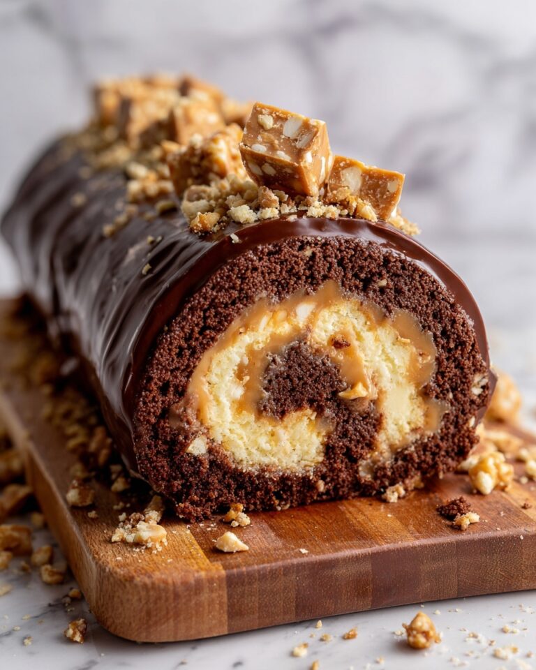 Chocolate Peanut Butter Cake Roulade Recipe