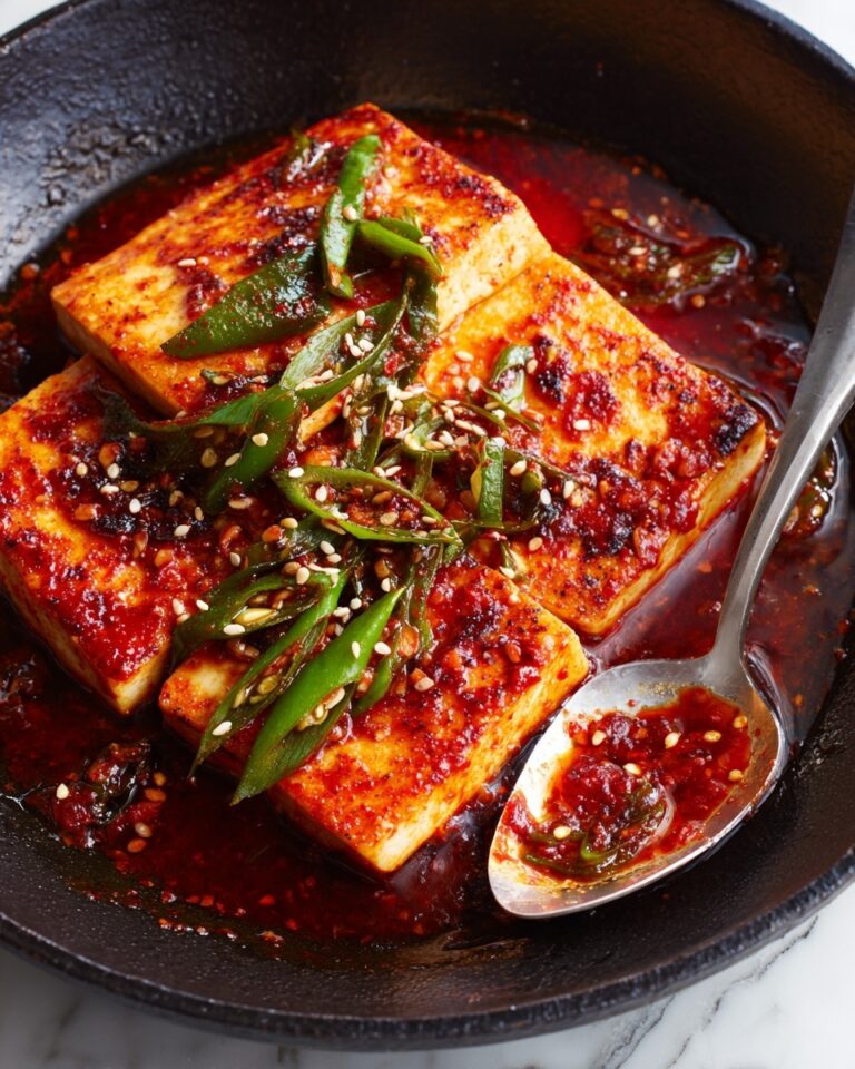 Swicy Baked Feta with Gochujang Honey Glaze Recipe