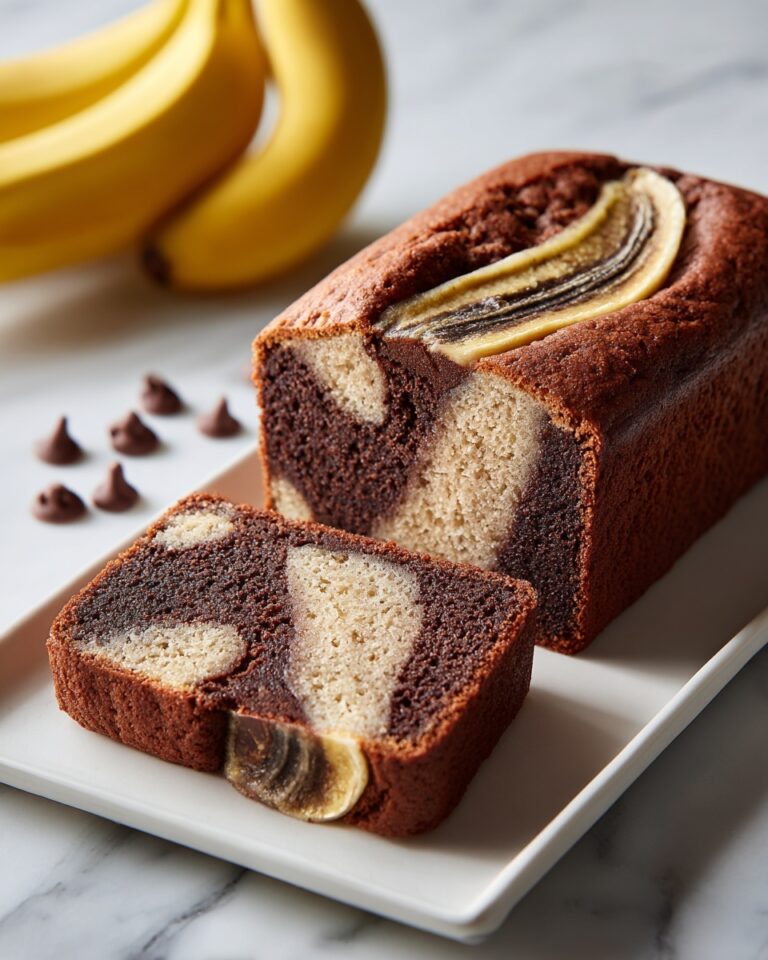 Chocolate Marble Banana Bread Recipe