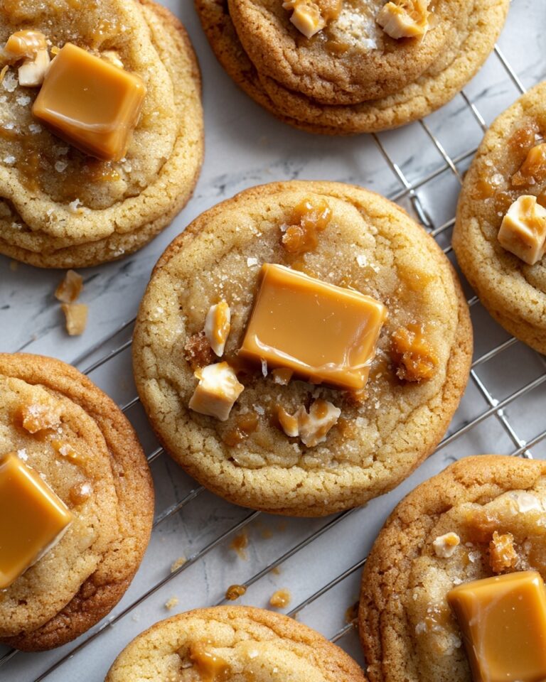 Thick and Chewy Peanut Butter Butterfinger Cookies Recipe