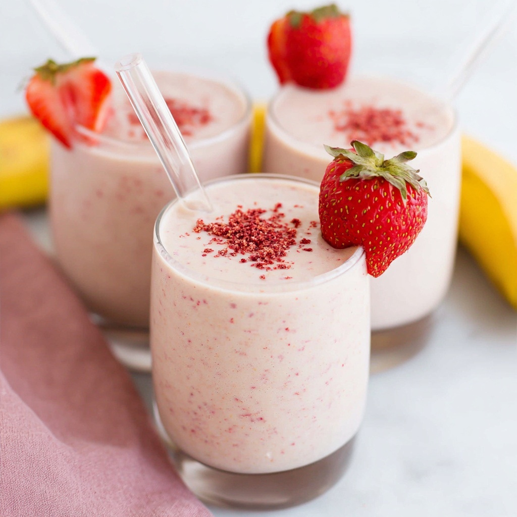 Strawberry Banana Smoothie Recipe - Recipe Image