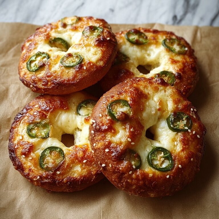 Jalapeno Cheddar Yogurt Bagels Recipe