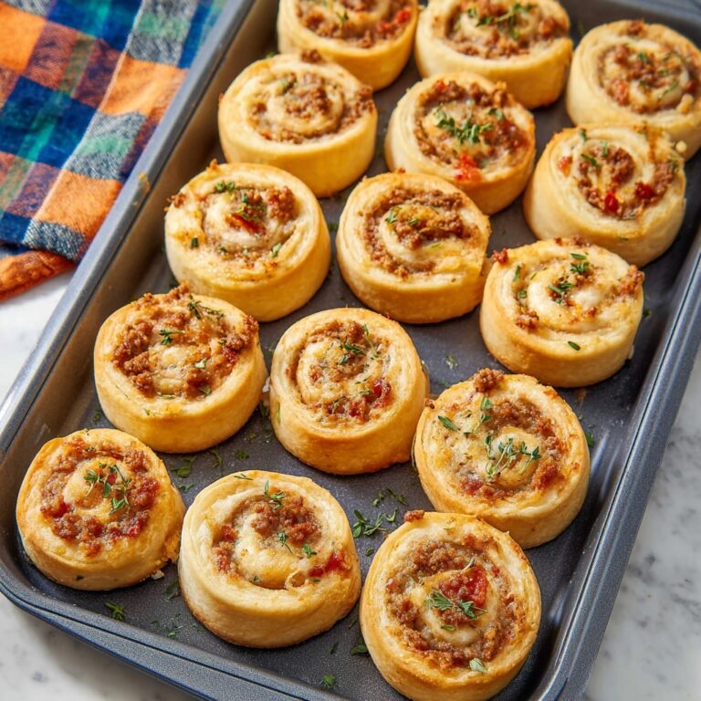 Rotel Sausage & Cream Cheese Pinwheels Recipe