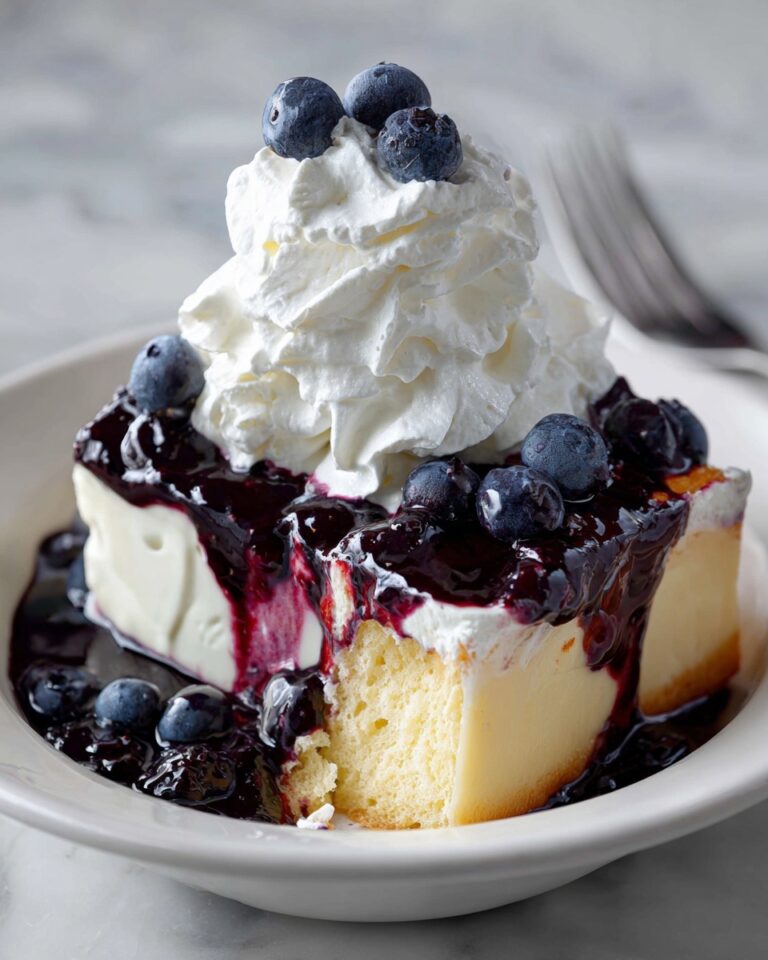 Blueberry Dump Cake with Fresh Blueberries Recipe