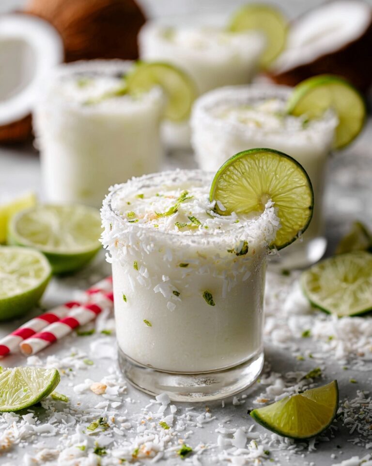 Coconut Lime Frozen Margaritas Recipe