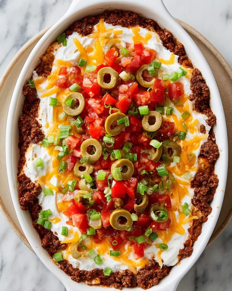 Baked Taco Dip Recipe
