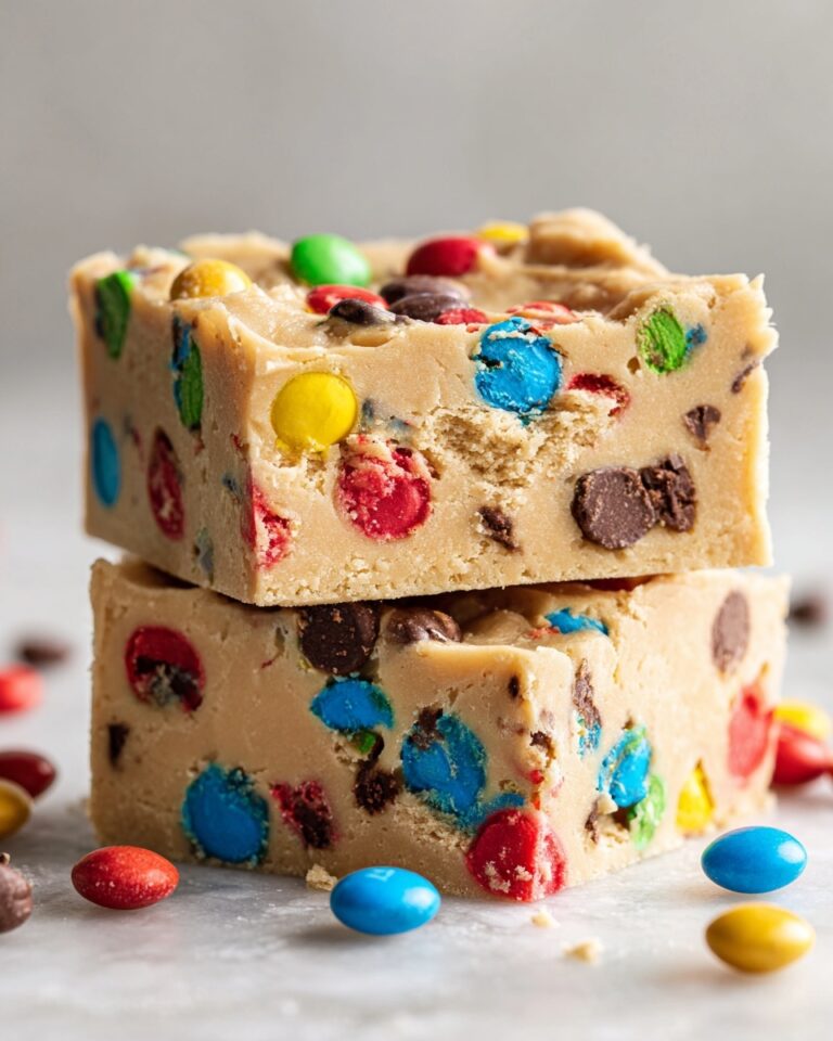 M&M Cookie Dough Fudge Recipe