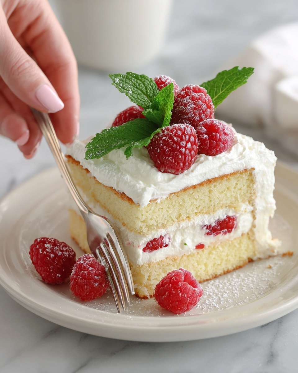 Raspberry Cream Cheese Layer Cake – A Sweet Celebration Recipe - Recipe Image