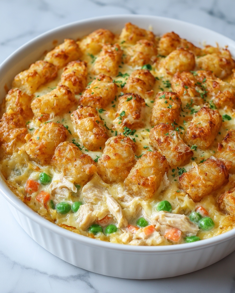 Tater Tot Chicken Pot Pie Recipe - Recipe Image