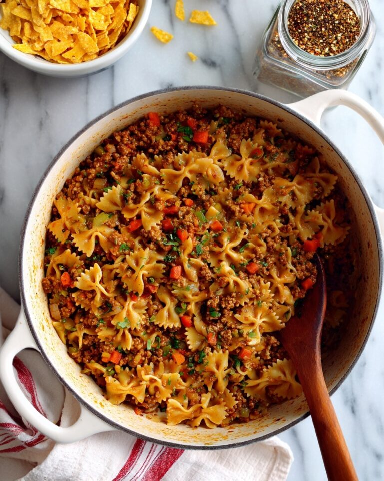 One Pot Beef Taco Pasta Recipe