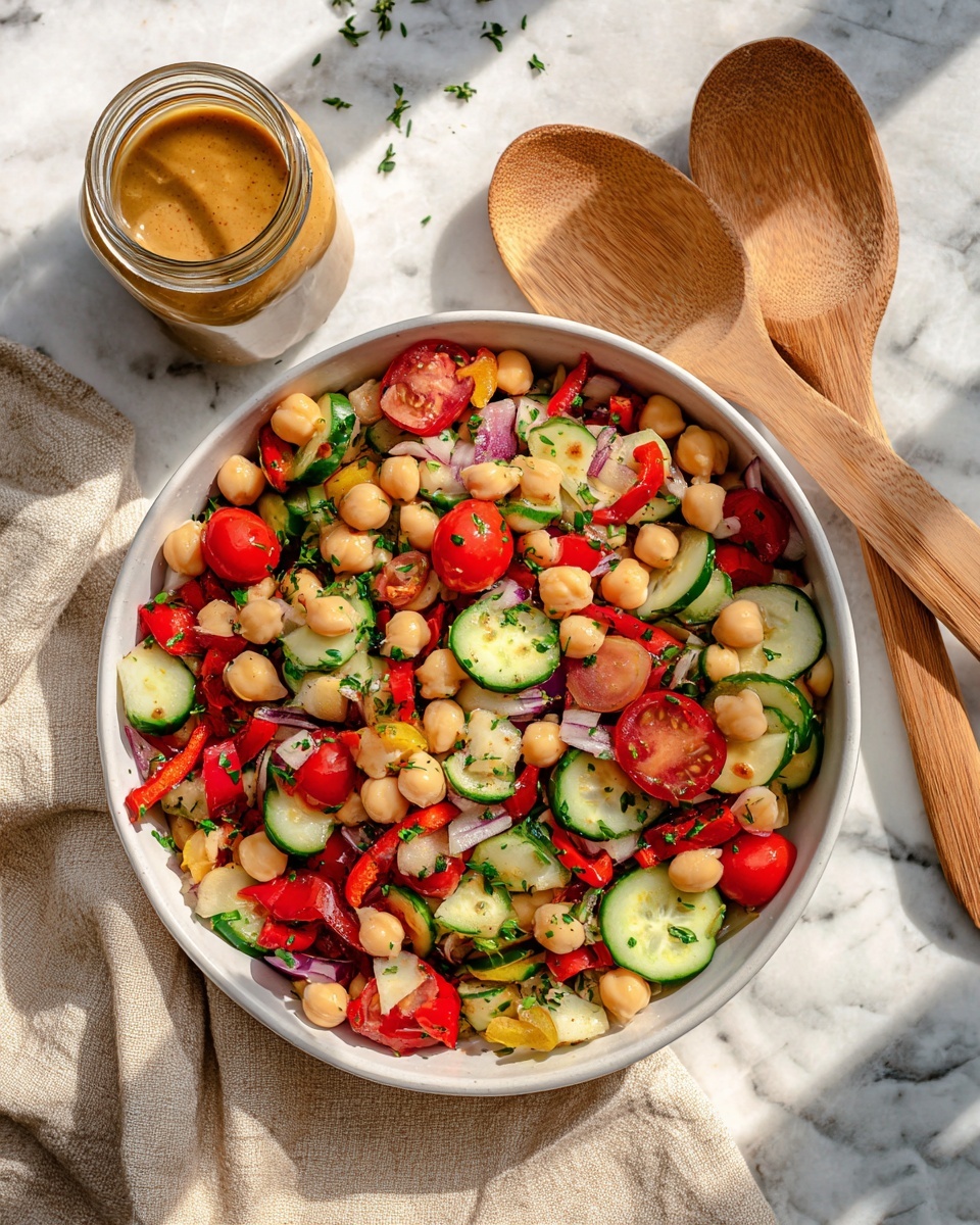 Mediterranean Chickpea Salad Recipe - Recipe Image