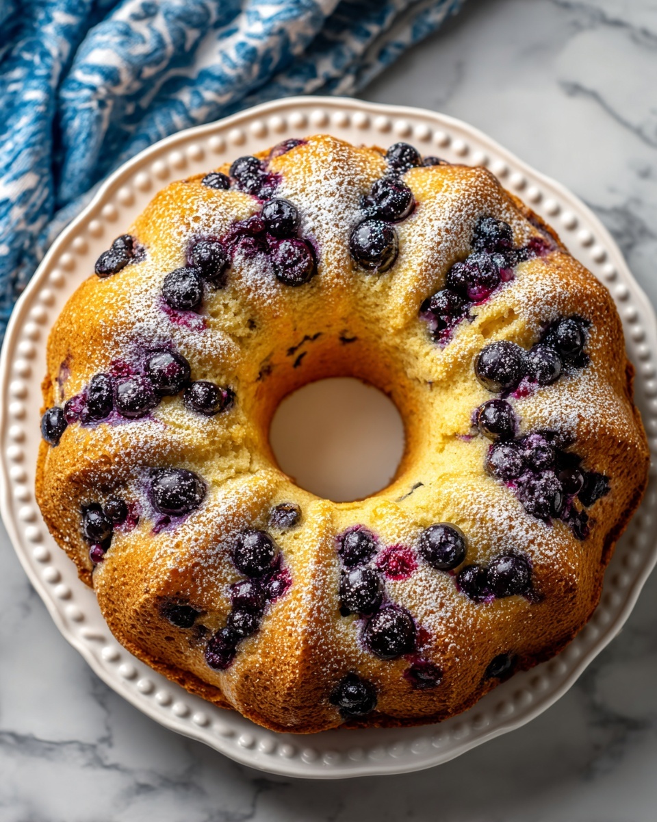 Blueberry Breakfast Cake Recipe - Recipe Image