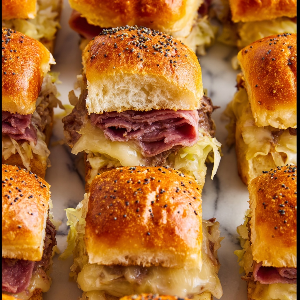 Reuben Sliders Recipe - Recipe Image