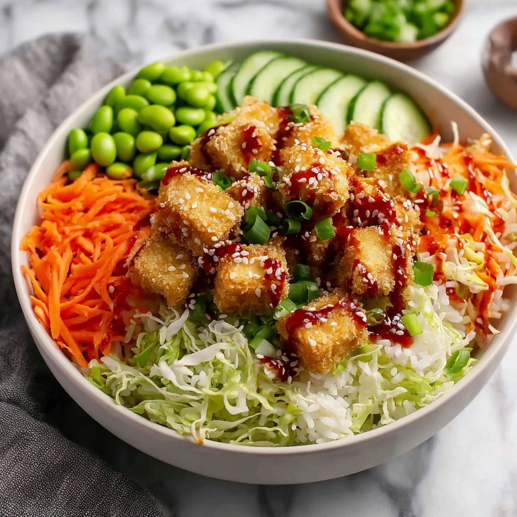 Crispy Coconut Crusted Tofu Bowl Recipe - Recipe Image