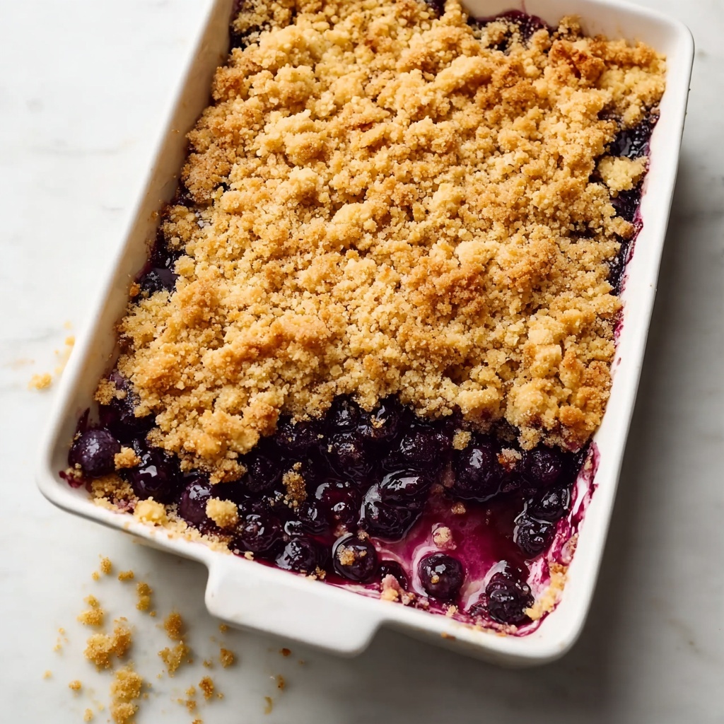Blueberry Crisp Recipe - Recipe Image