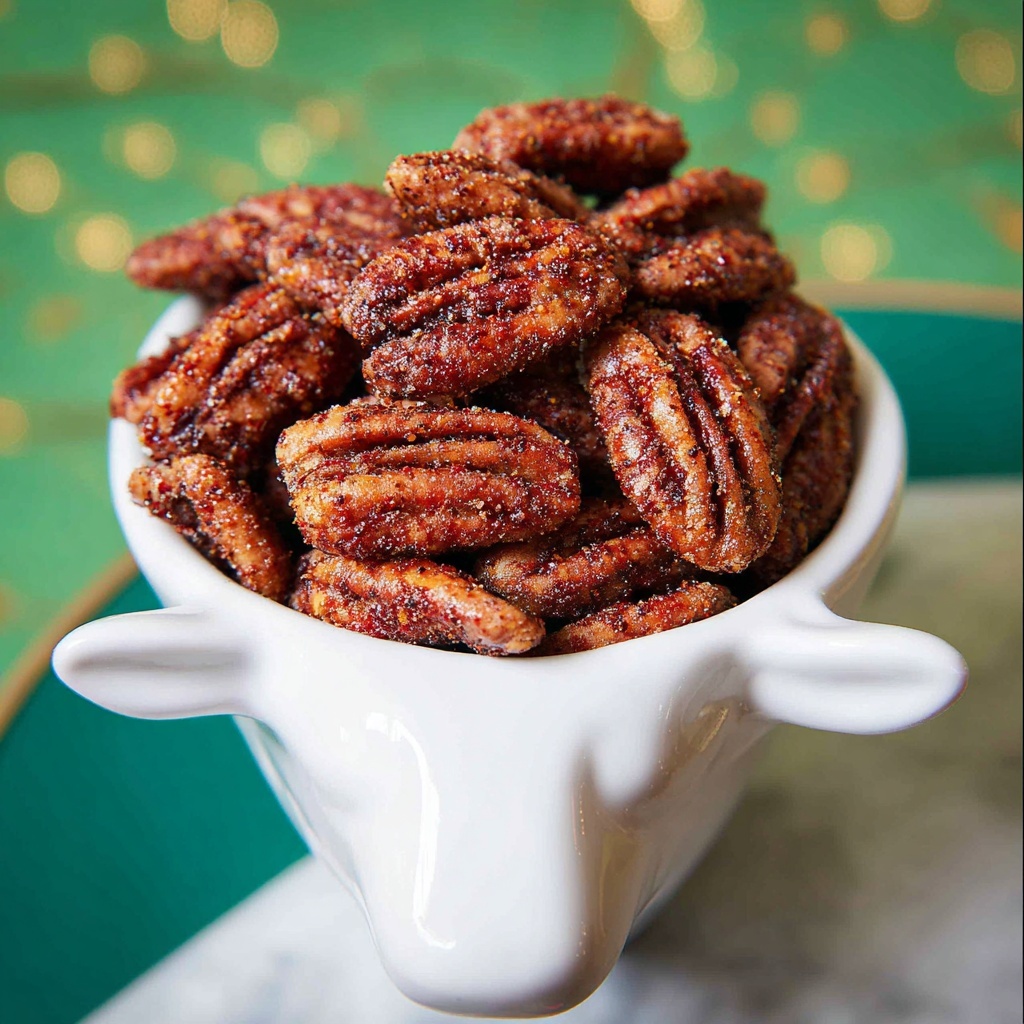 Sweet and Spicy Pecans Recipe - Recipe Image