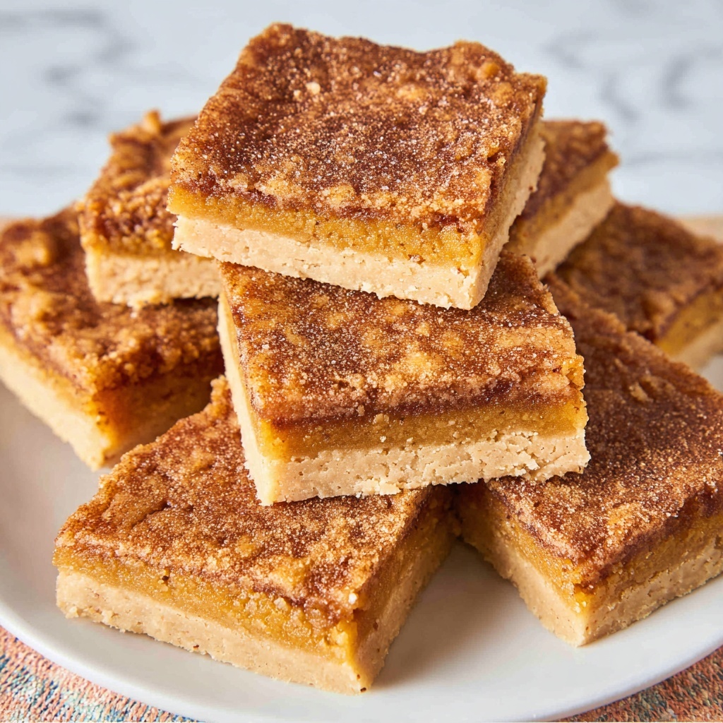 Pumpkin Pie Snickerdoodle Bars Recipe - Recipe Image