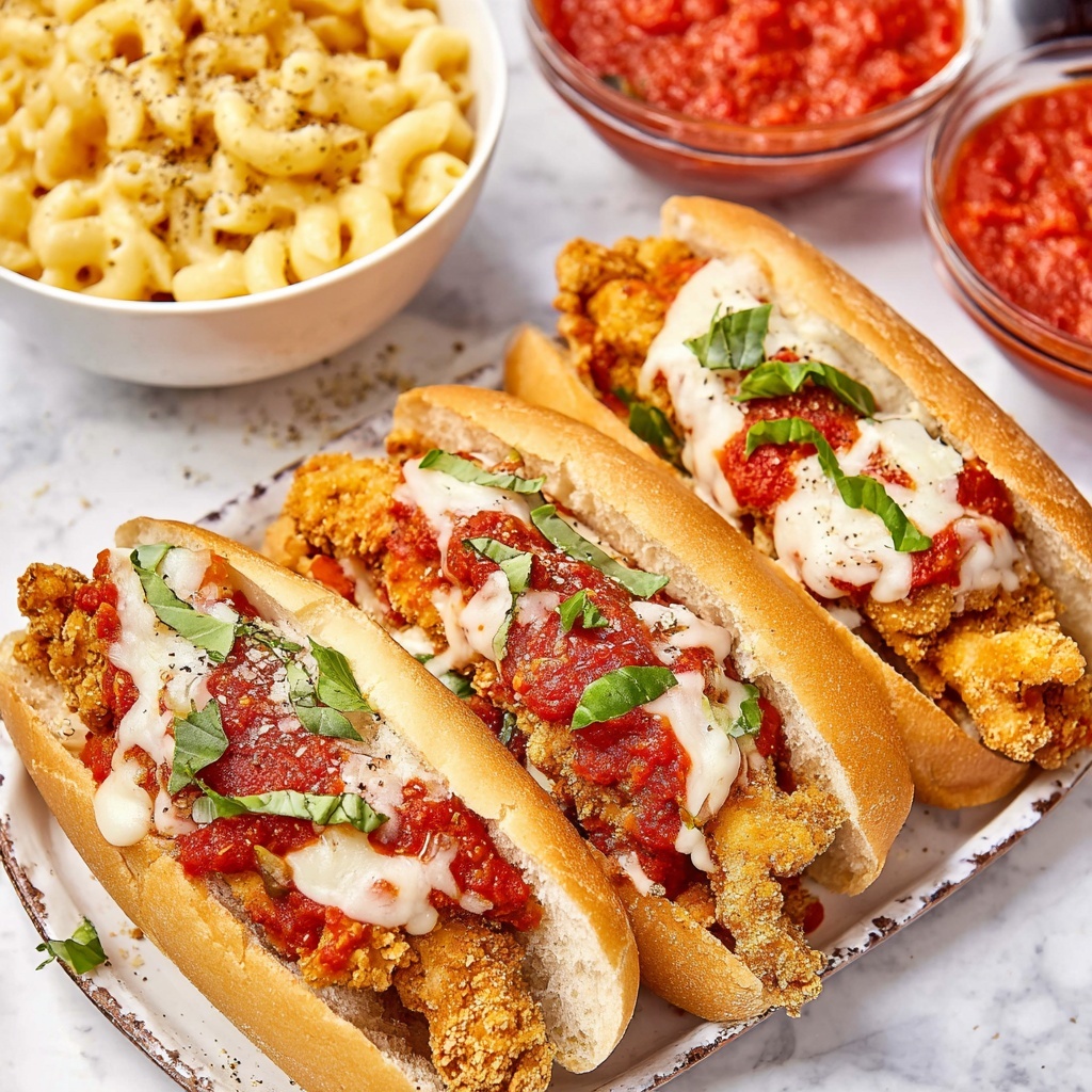 Chicken Parmesan Bird Dogs Recipe - Recipe Image