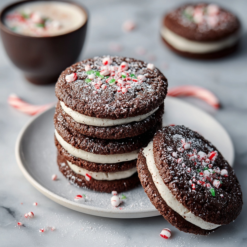 Peppermint Hot Chocolate Cookies Recipe - Recipe Image