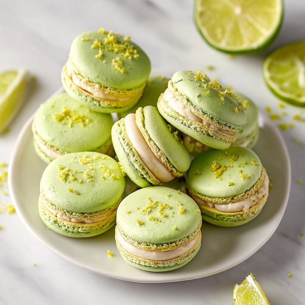 Key Lime Macarons Recipe - Recipe Image