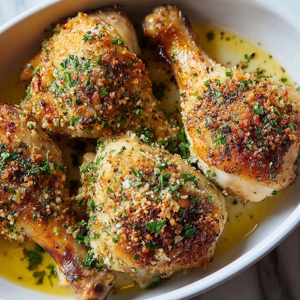 Garlic Parmesan Chicken Legs Recipe - Recipe Image