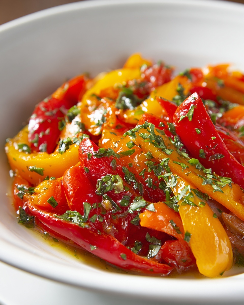Traditional Italian Peperonata Stew Recipe - Recipe Image