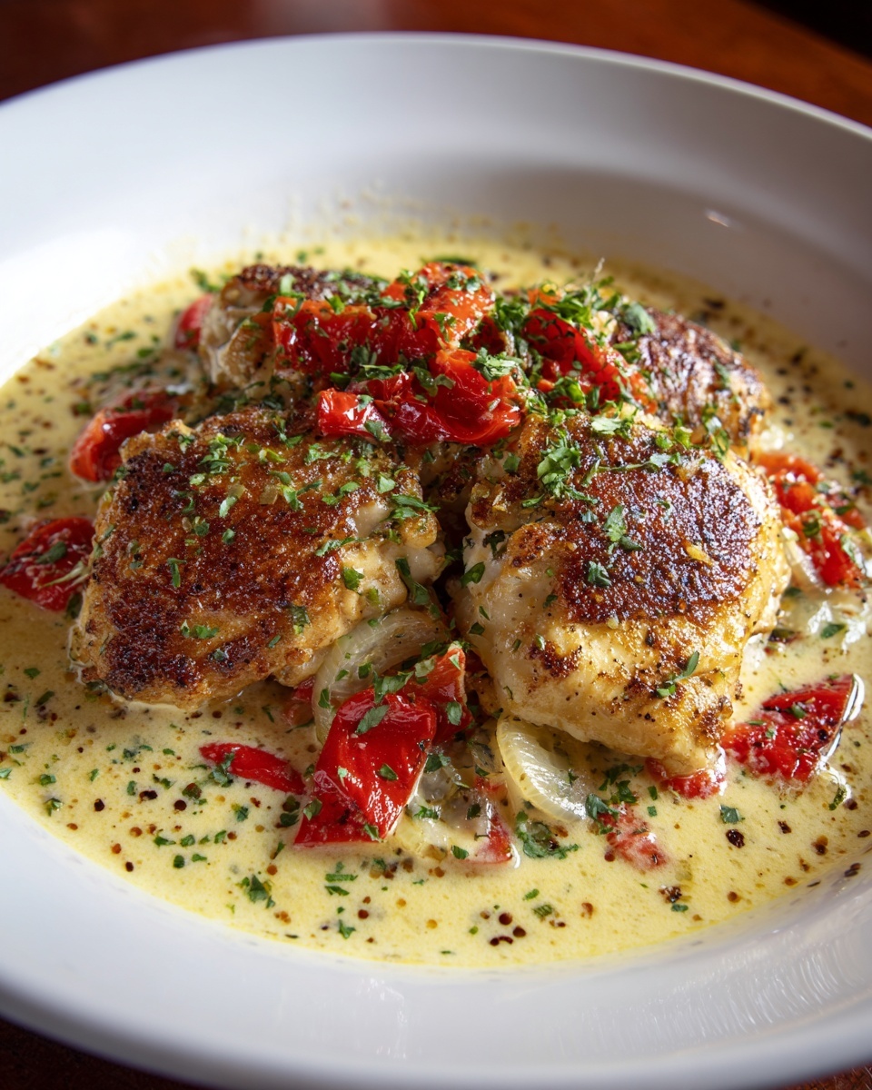 Turkish Chicken with Creamy White Sauce Recipe - Recipe Image