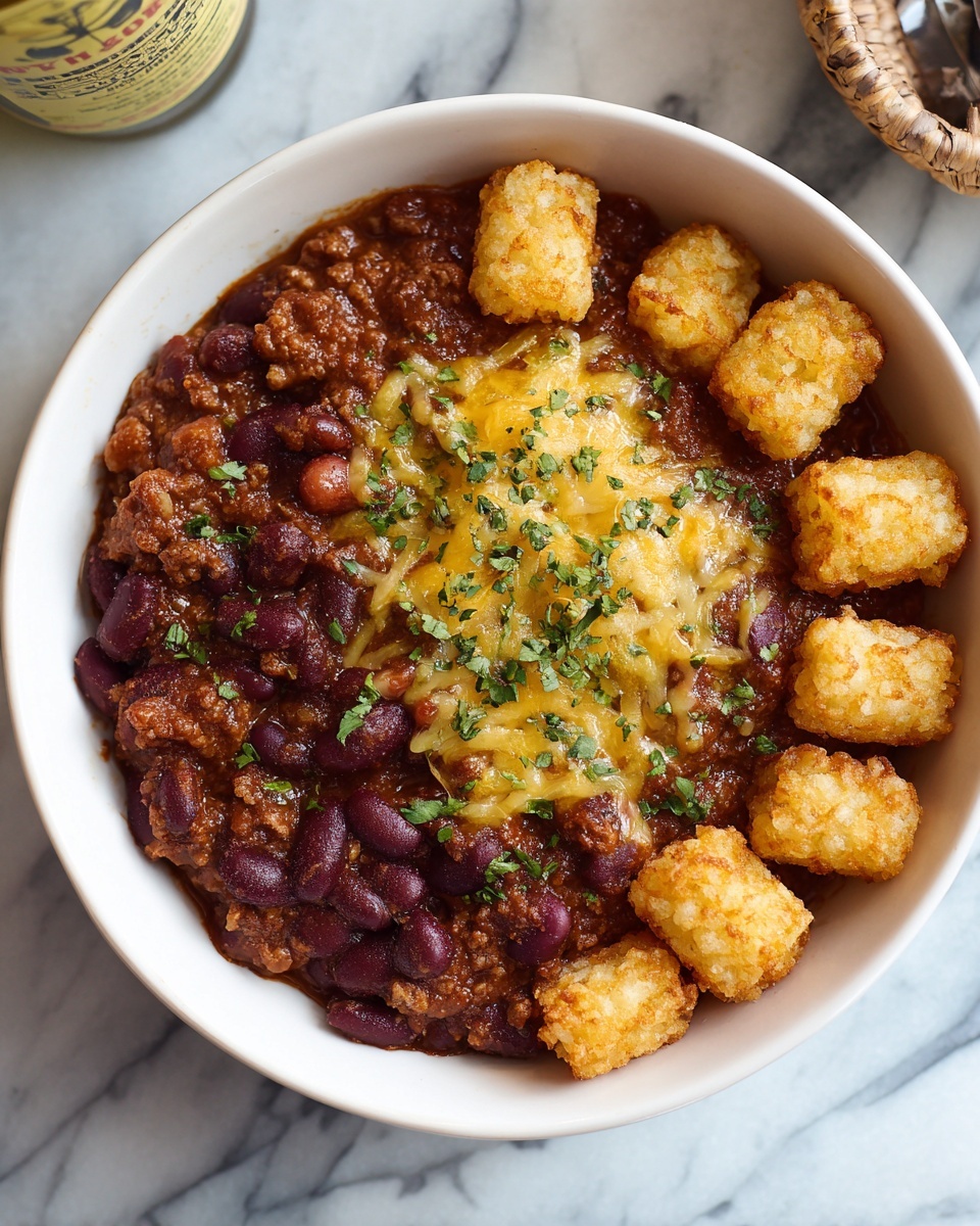 Chili Tot Bake Recipe - Recipe Image