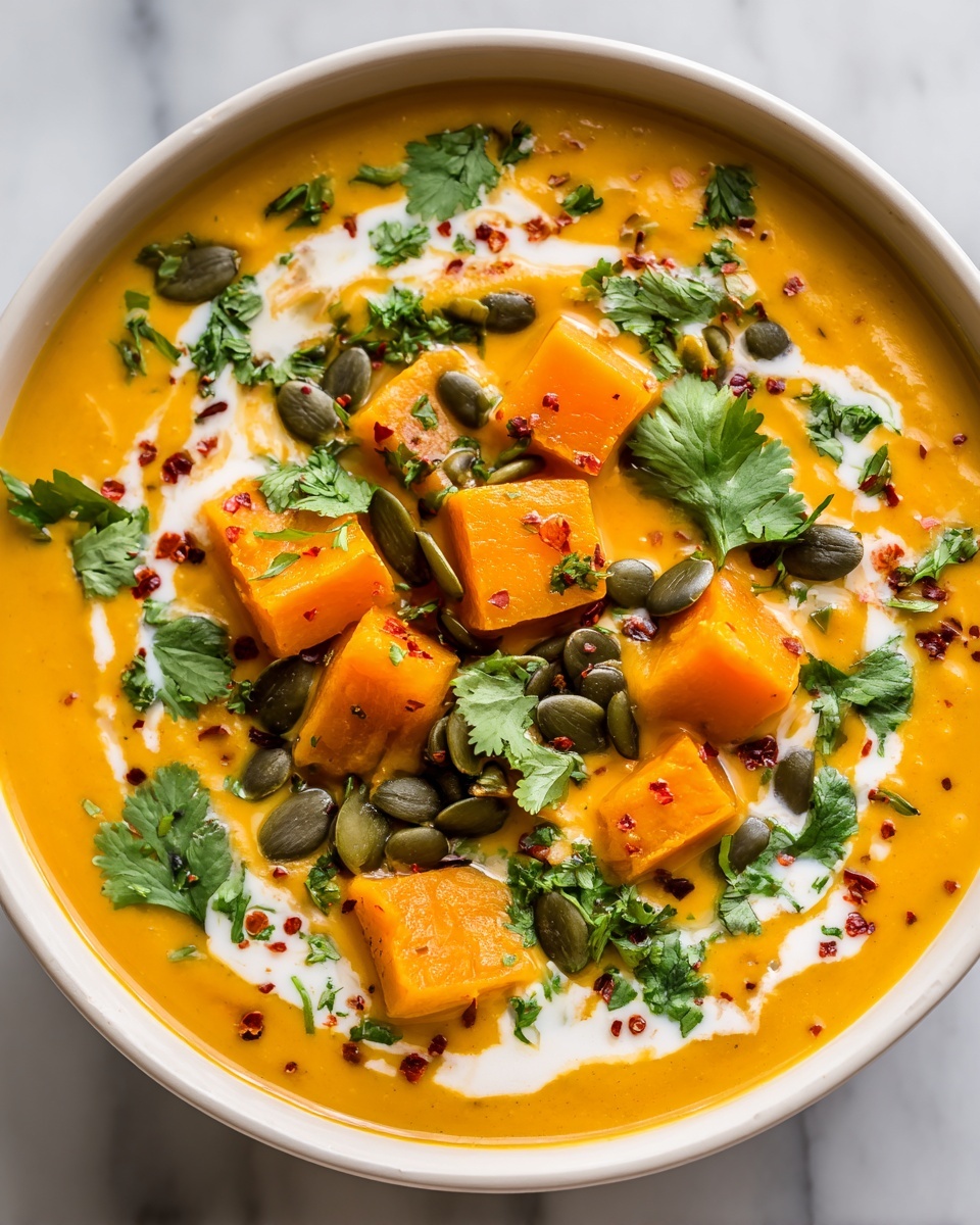 Spiced Sweet Potato Lentil Soup Recipe - Recipe Image