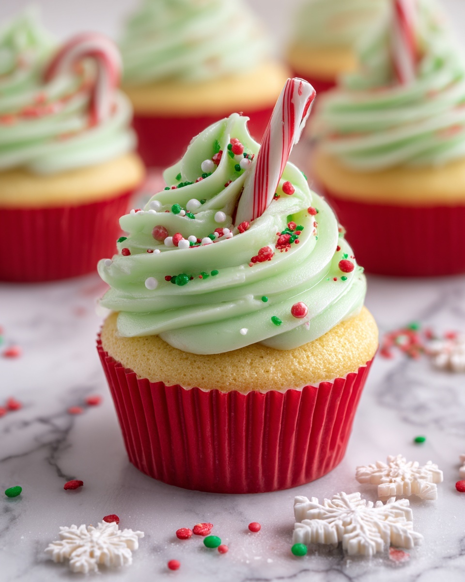 Easy Christmas Cupcakes Recipe - Recipe Image