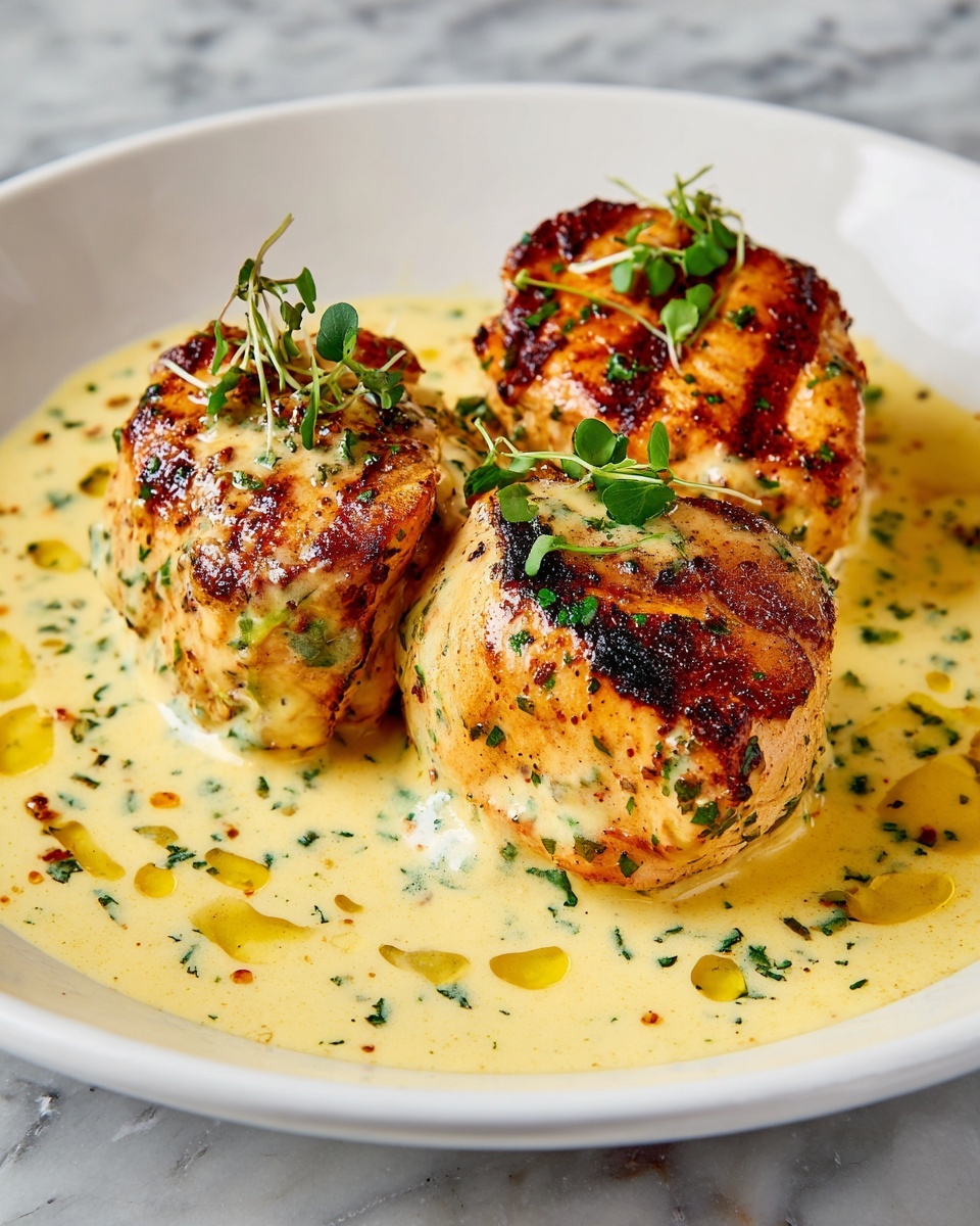 Chicken in Boursin Garlic Herb Cream Sauce Recipe - Recipe Image