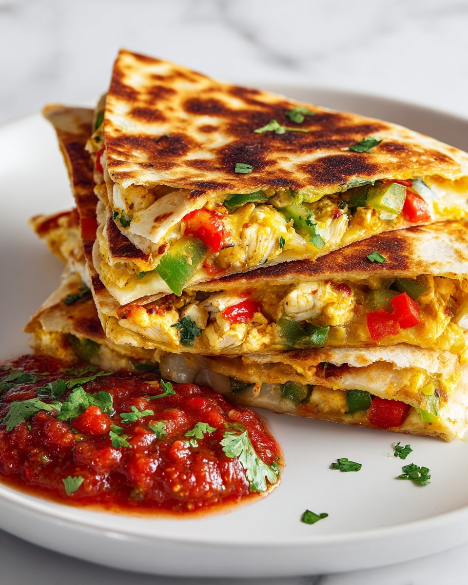 Chicken Fajita Quesadillas Recipe - Recipe Image