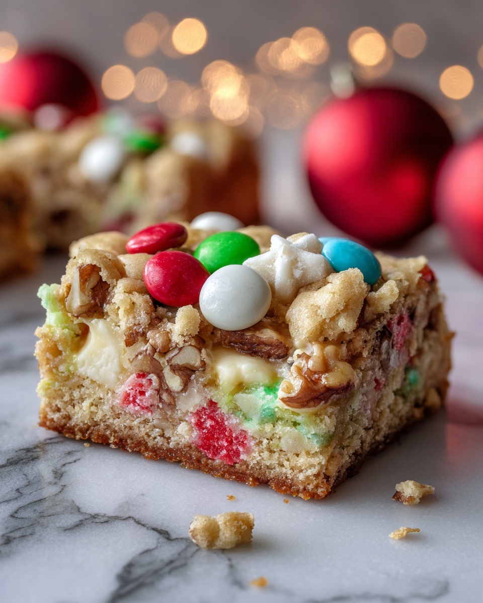 Christmas Cookie Bars Recipe - Recipe Image