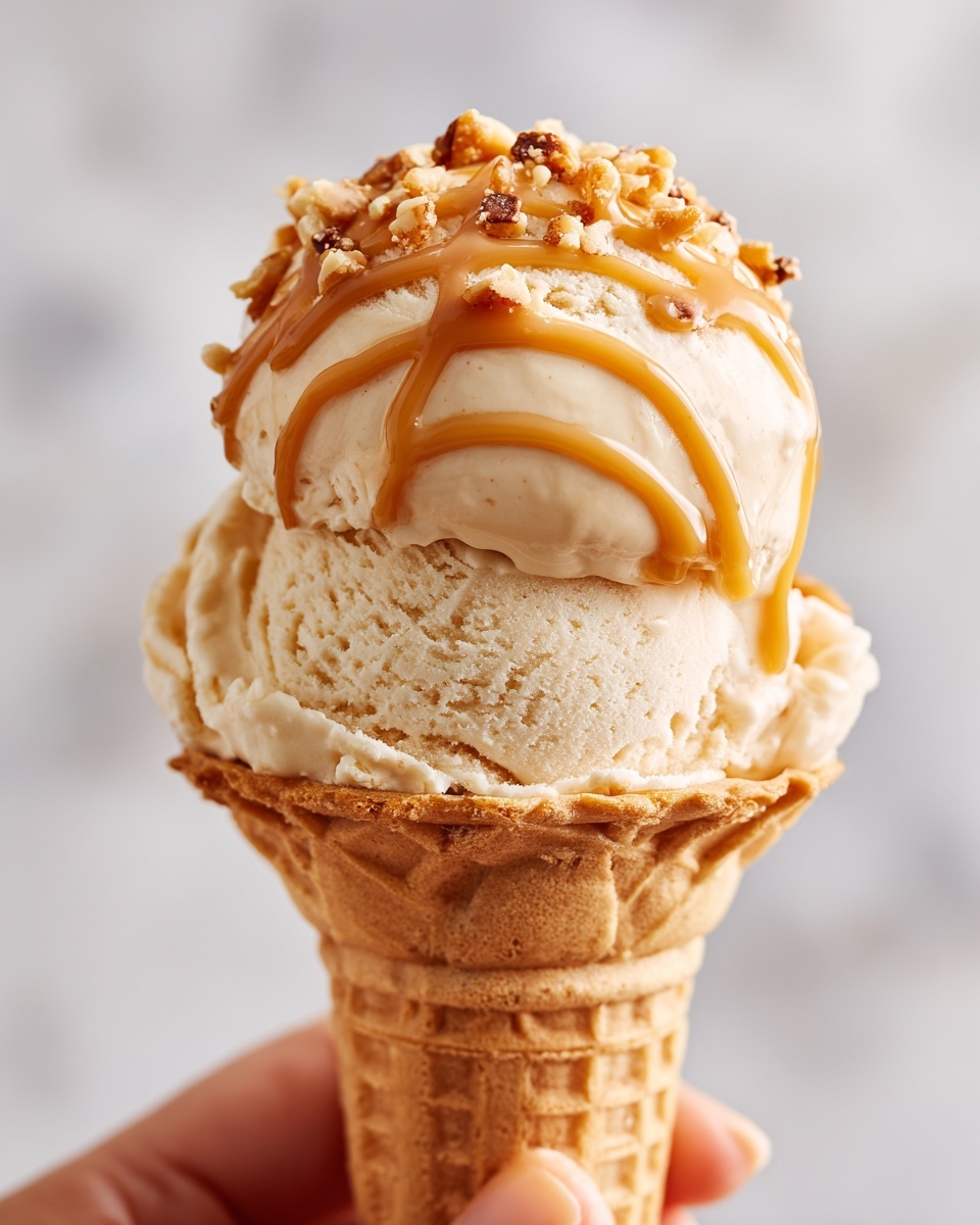 Homemade Salted Caramel Ice Cream Recipe - Recipe Image