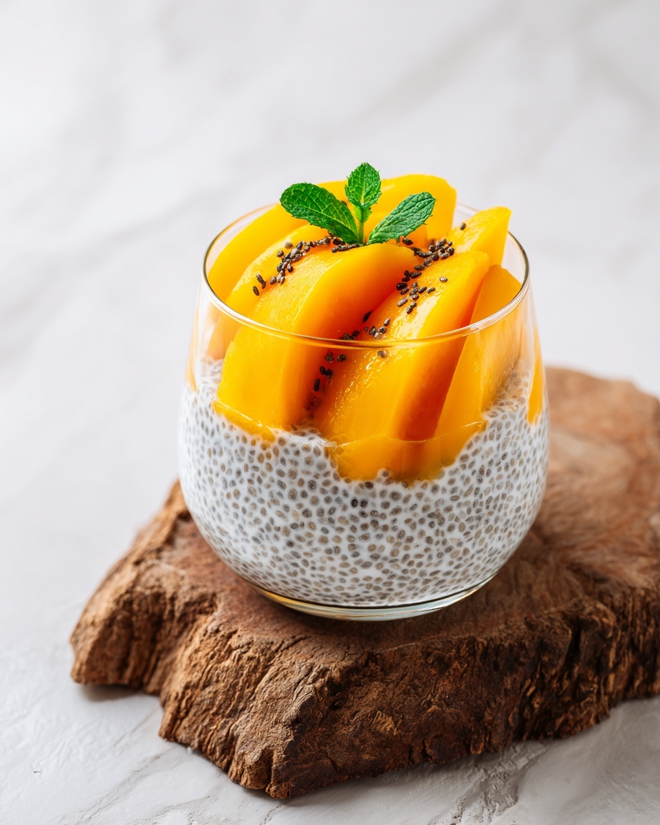 Great Peach Chia Pudding Recipe - Recipe Image