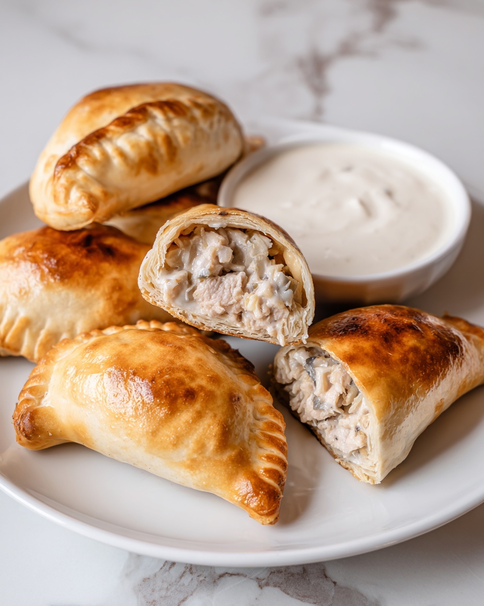 Crispy Pita with Chicken Feta Recipe - Recipe Image