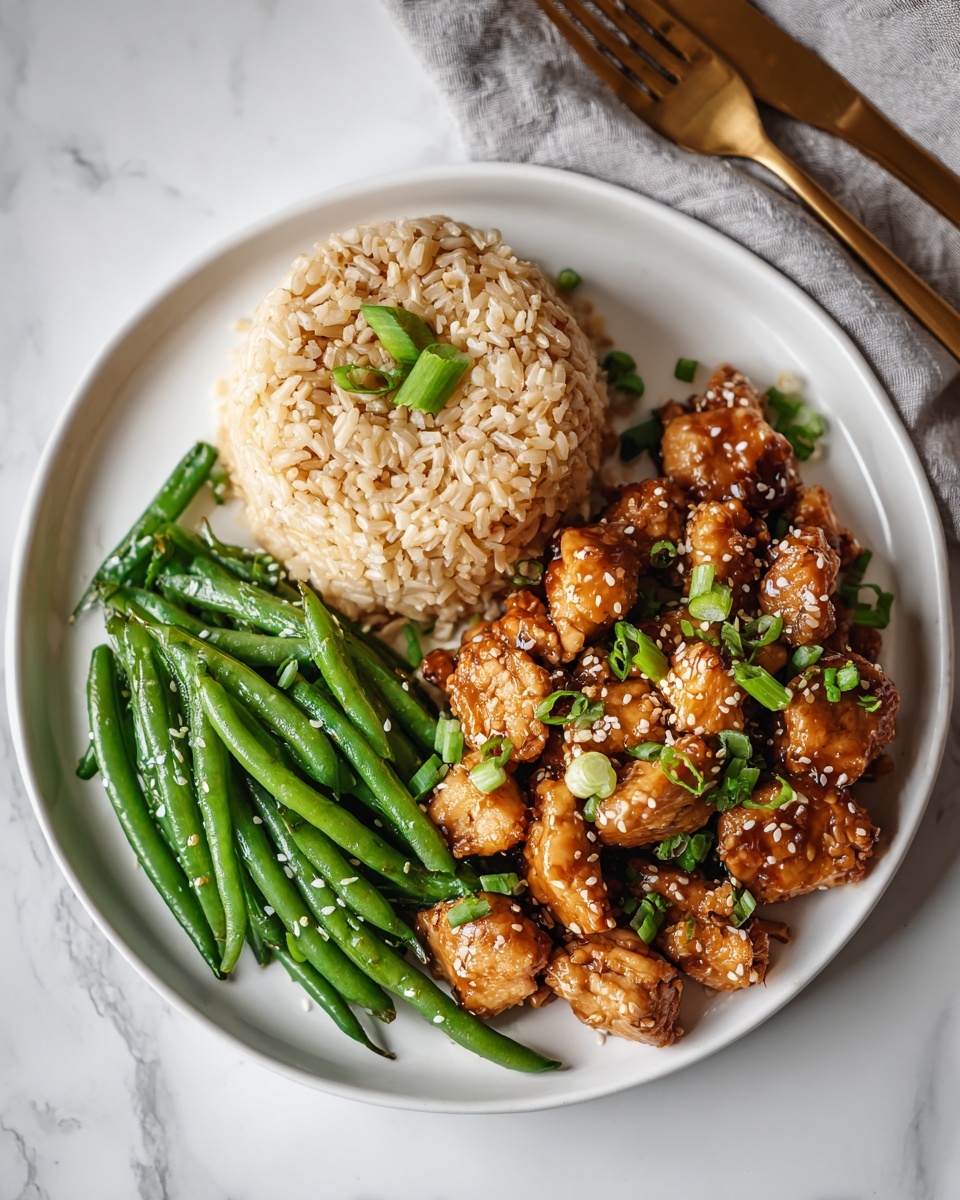 Chicken Green Bean Stir Fry Recipe - Recipe Image
