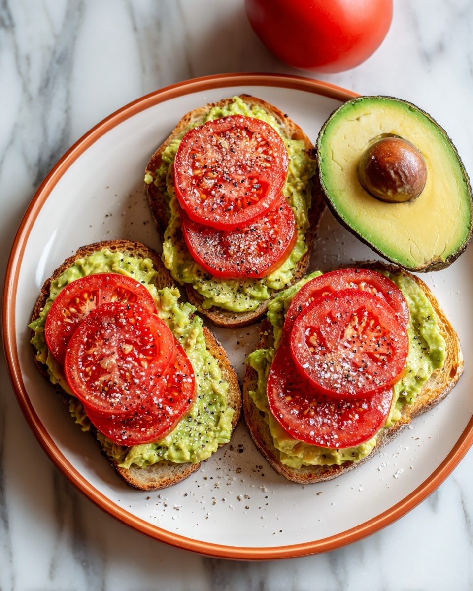 Tomato Avocado Melt Recipe - Recipe Image