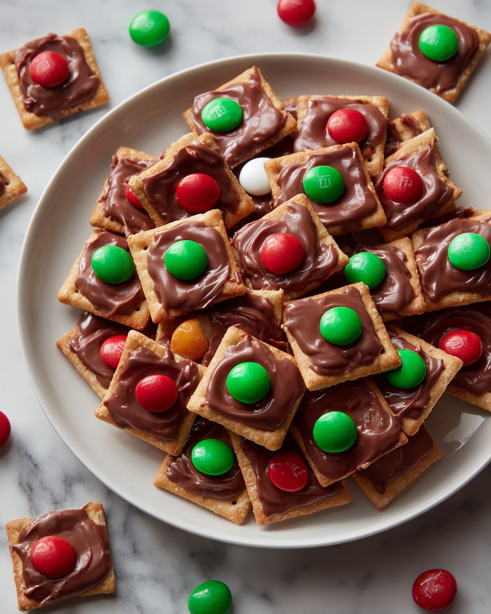 Christmas Caramel Pretzel Bites Recipe - Recipe Image