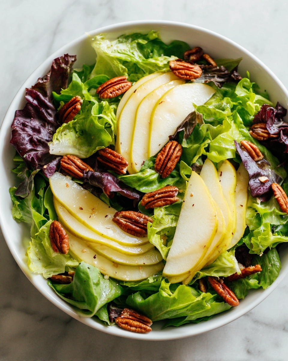 Winter Salad with Pears and Pecans Recipe - Recipe Image
