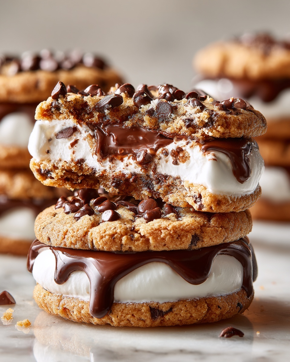 Cheesecake Stuffed Chocolate Chip Cookies Recipe - Recipe Image