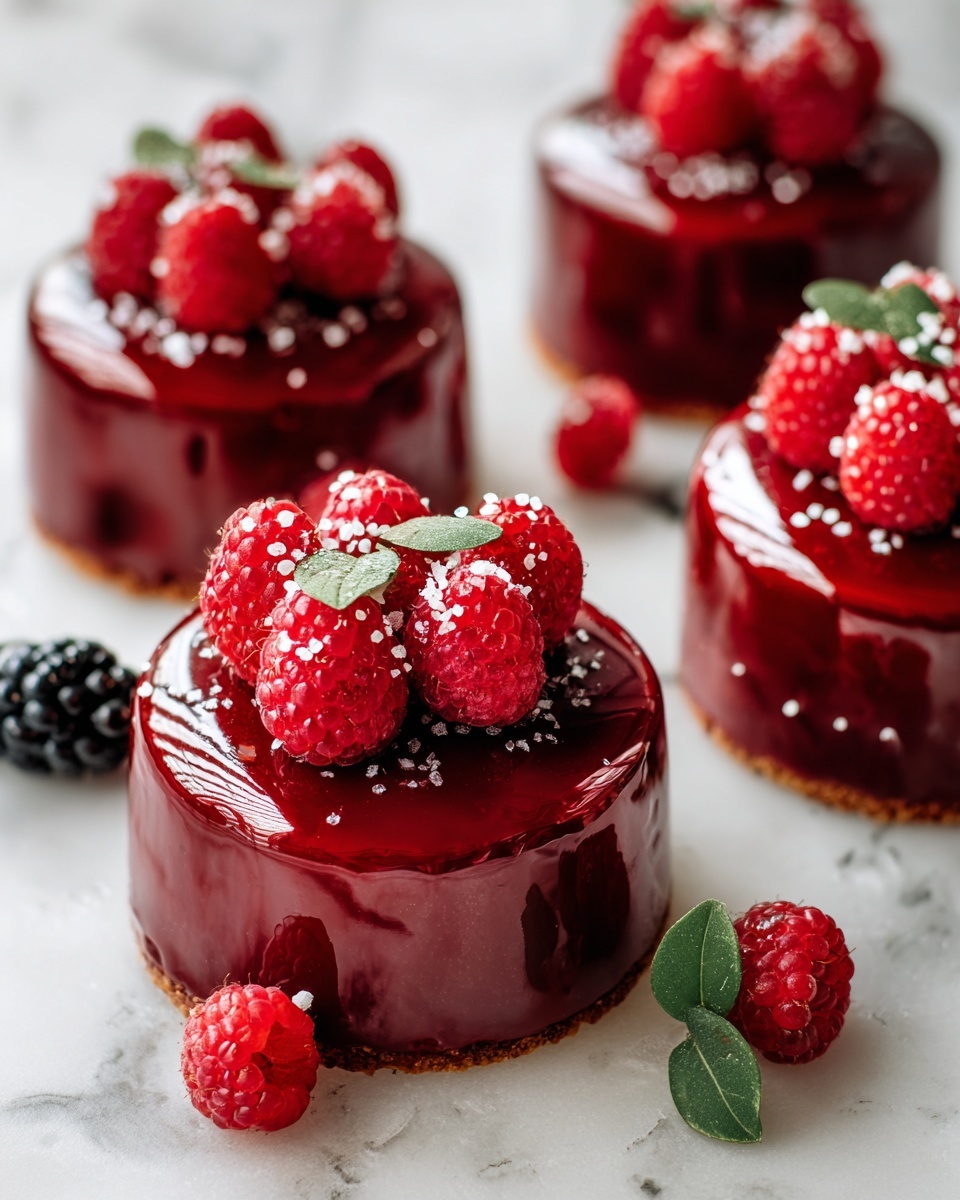 Chocolate-Enrobed Berry Gelée Delights Recipe - Recipe Image