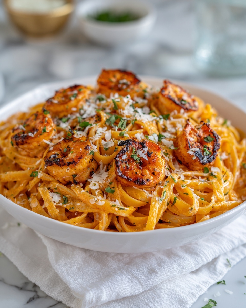 Creamy Pumpkin Pasta Recipe - Recipe Image