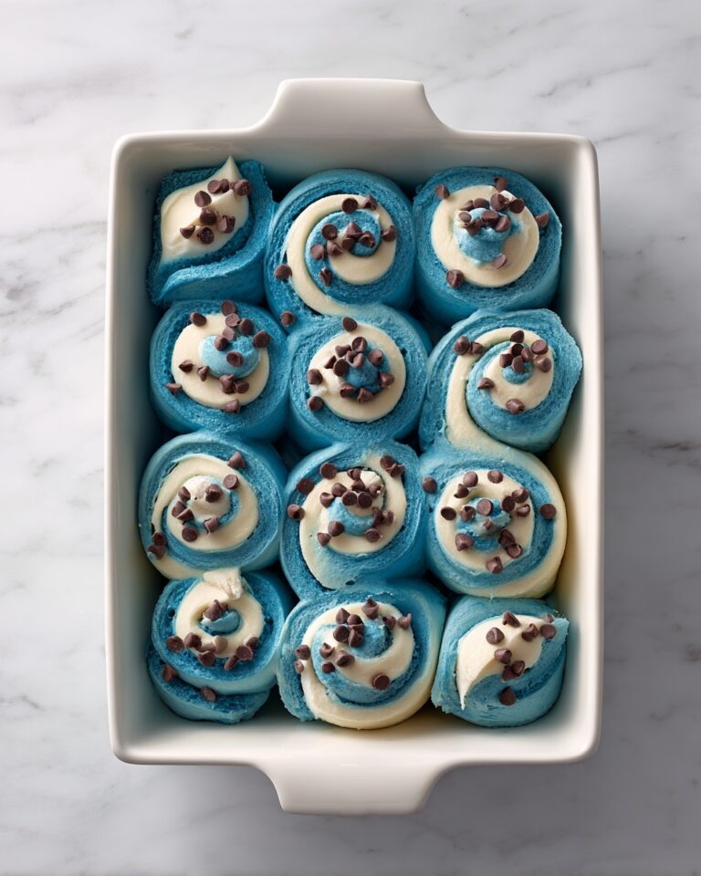 Cookie Monster Cinnamon Rolls Recipe