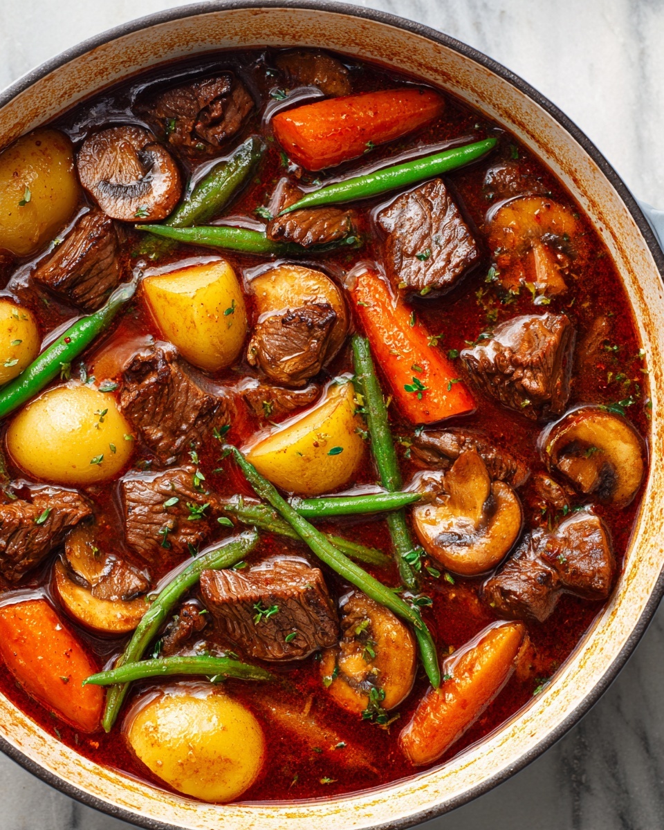 Hearty Chicken Stew with Vegetables and Tomatoes Recipe - Recipe Image